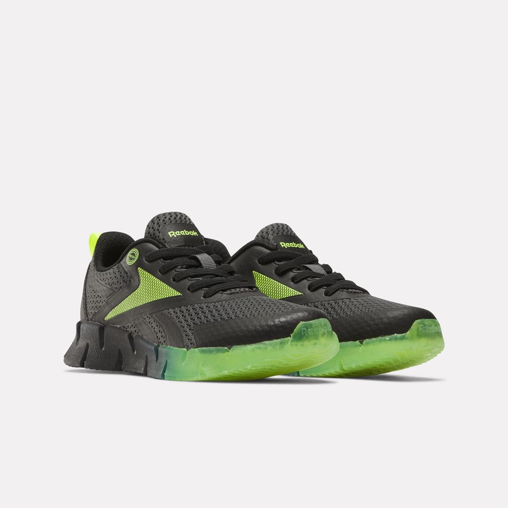 Tenis Reebok Niño Zig N Glow Elastic Lace - Negro