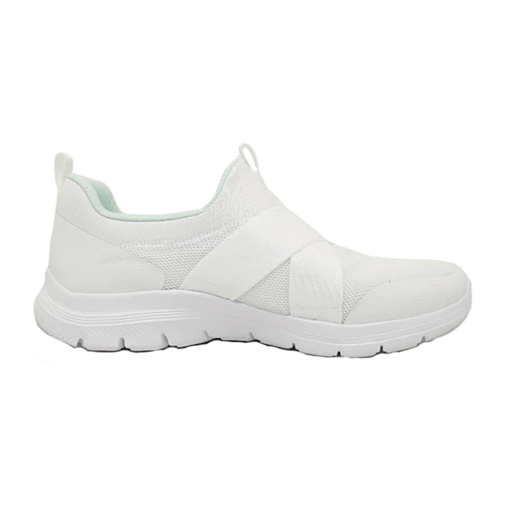 Tenis Mujer Skechers Flex Appeal 4.0 Sweet Glee - Blanco
