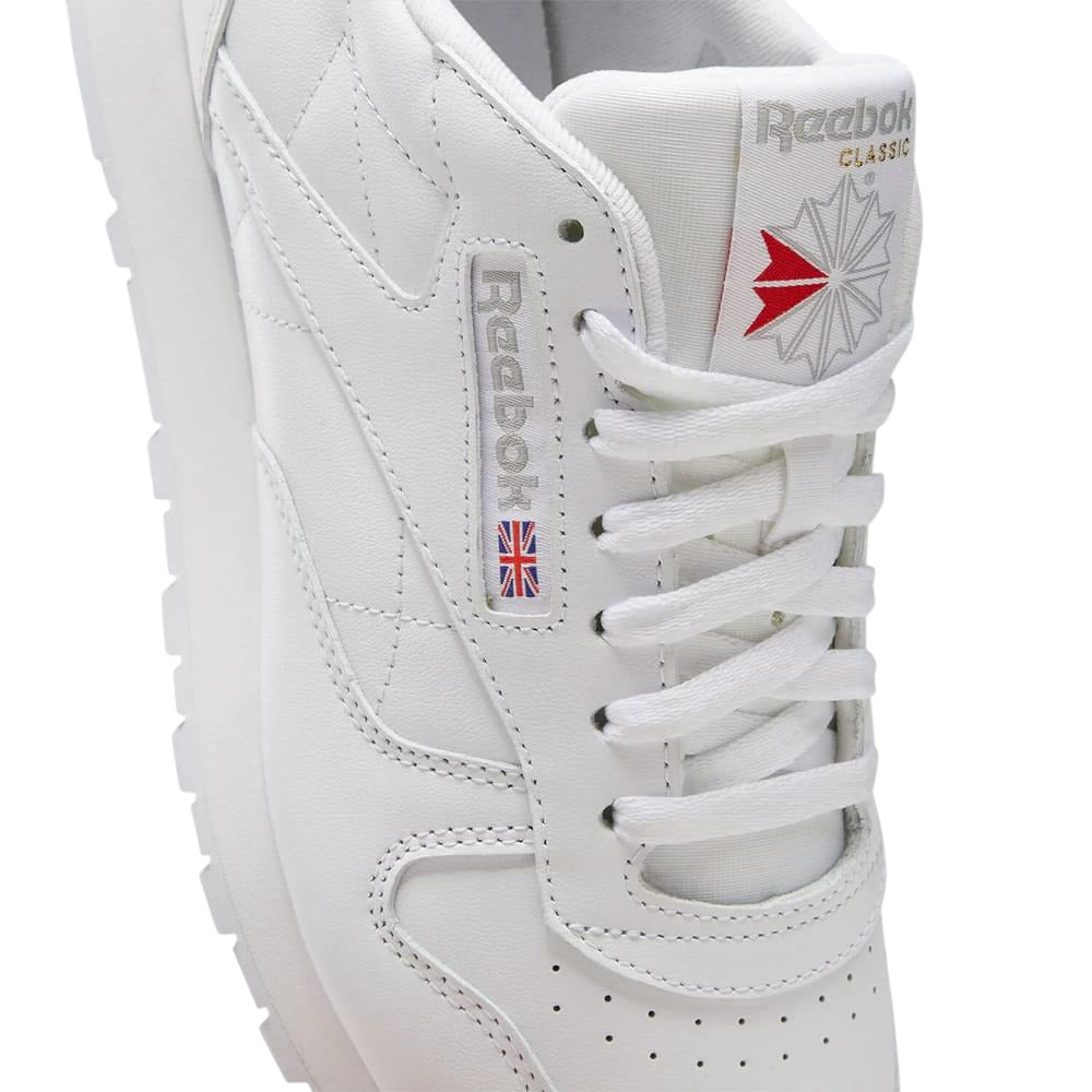 Tenis RebookHombre Classic Leather - Blanco