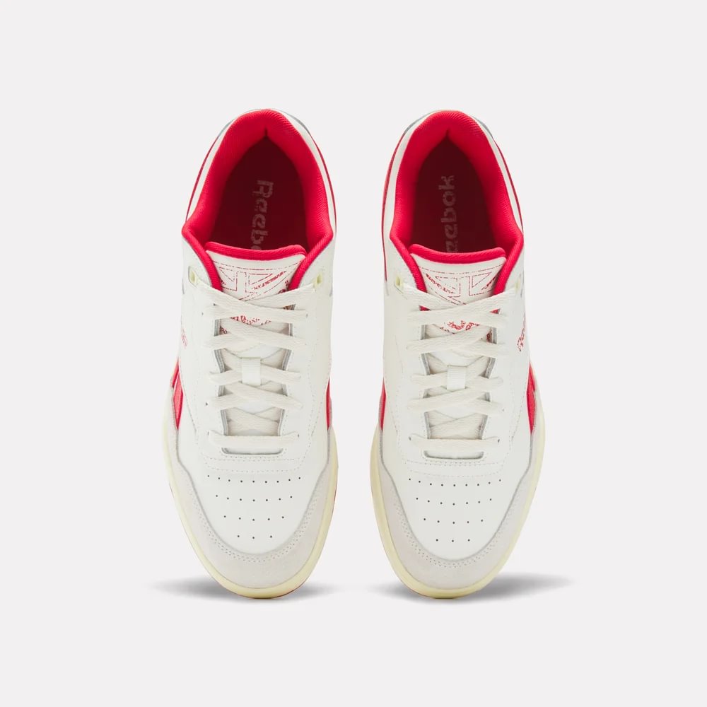 Tenis Hombre Reebok Bb 4000 - Blanco-Rojo