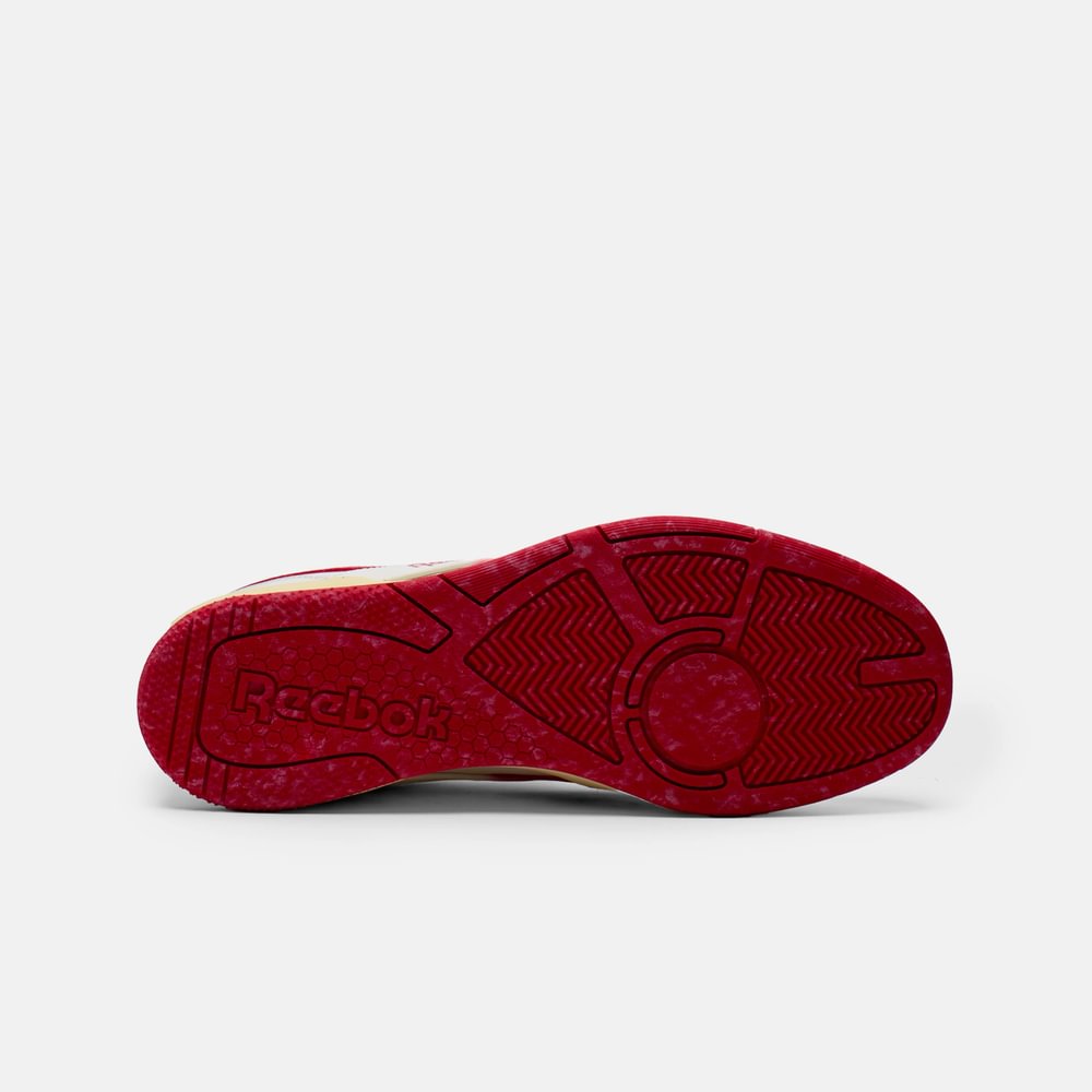 Tenis Hombre Reebok Bb 4000 - Blanco-Rojo