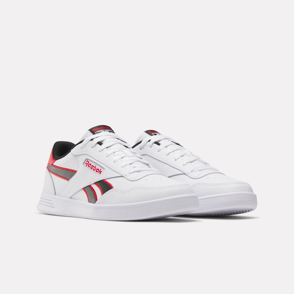 Tenis Hombre Reebok Court Advance - Blanco-Rojo