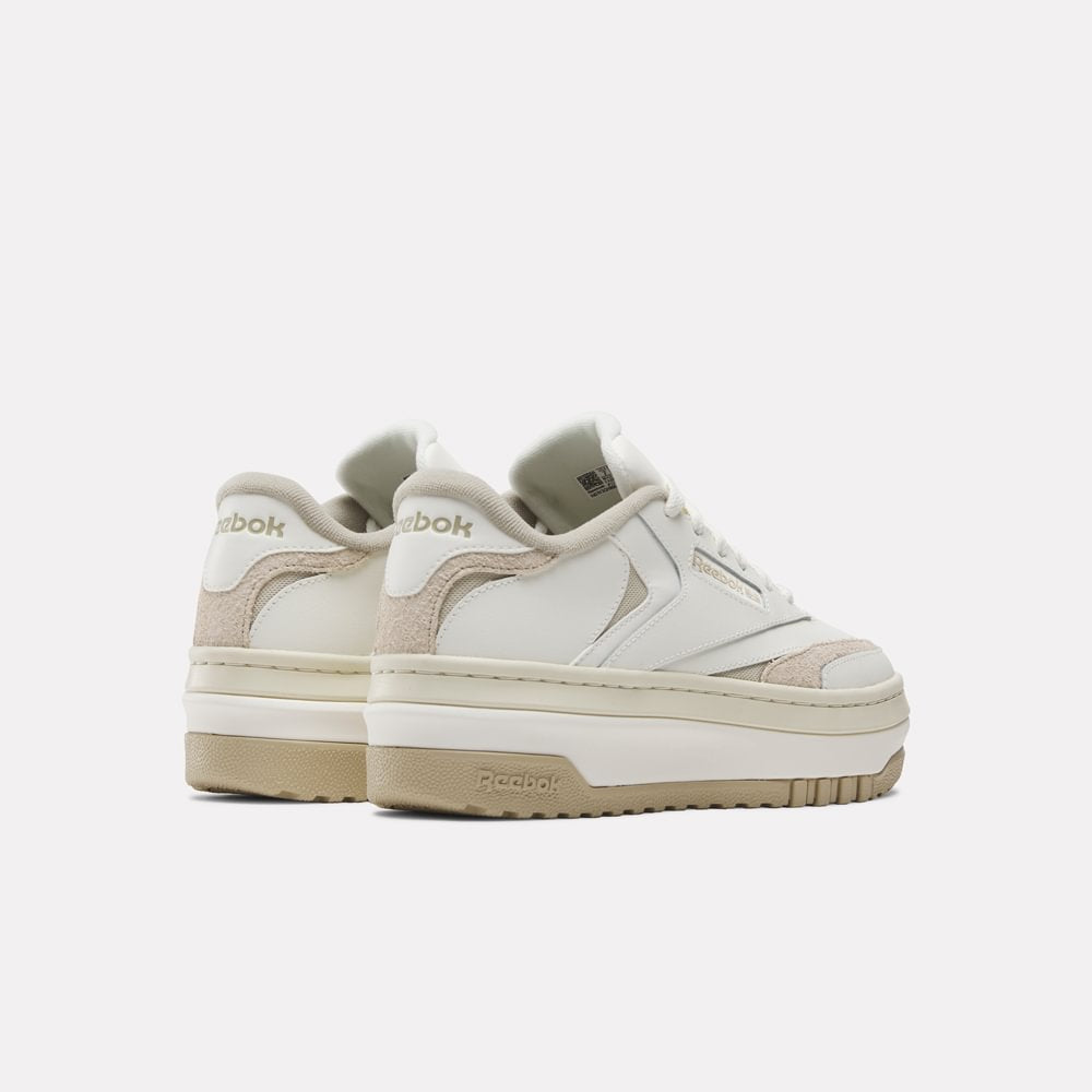 Tenis Mujer Reebok Club C Extra- Beige-Gris