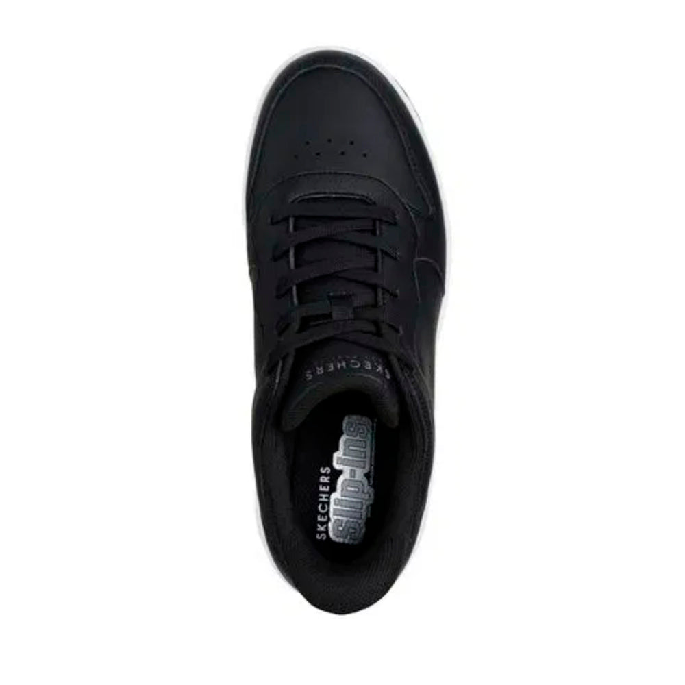 Tenis Hombre Skechers Uno Court Acacia - Negro - Blanco