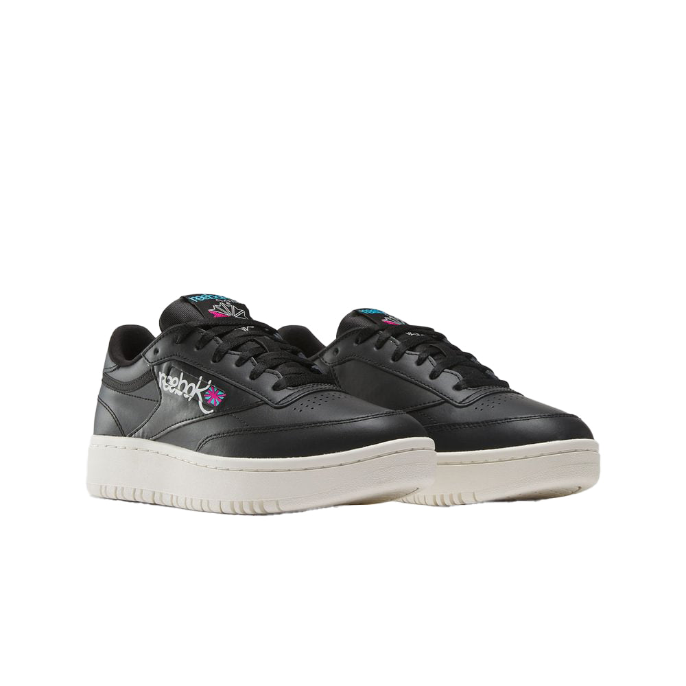 Tenis Mujer Reebok Club C Double - Negro