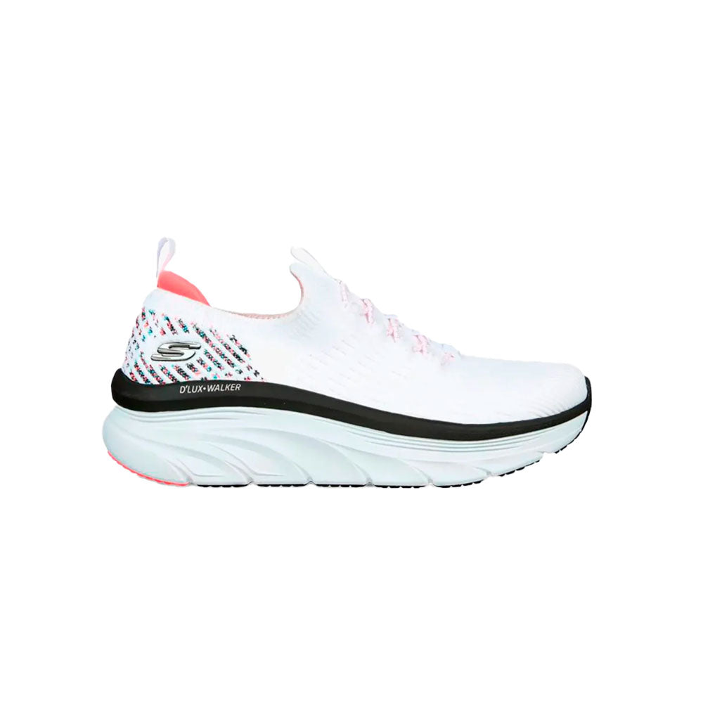 Tenis Mujer Skechers D'Lux Walker - Star Stunner - Blanco