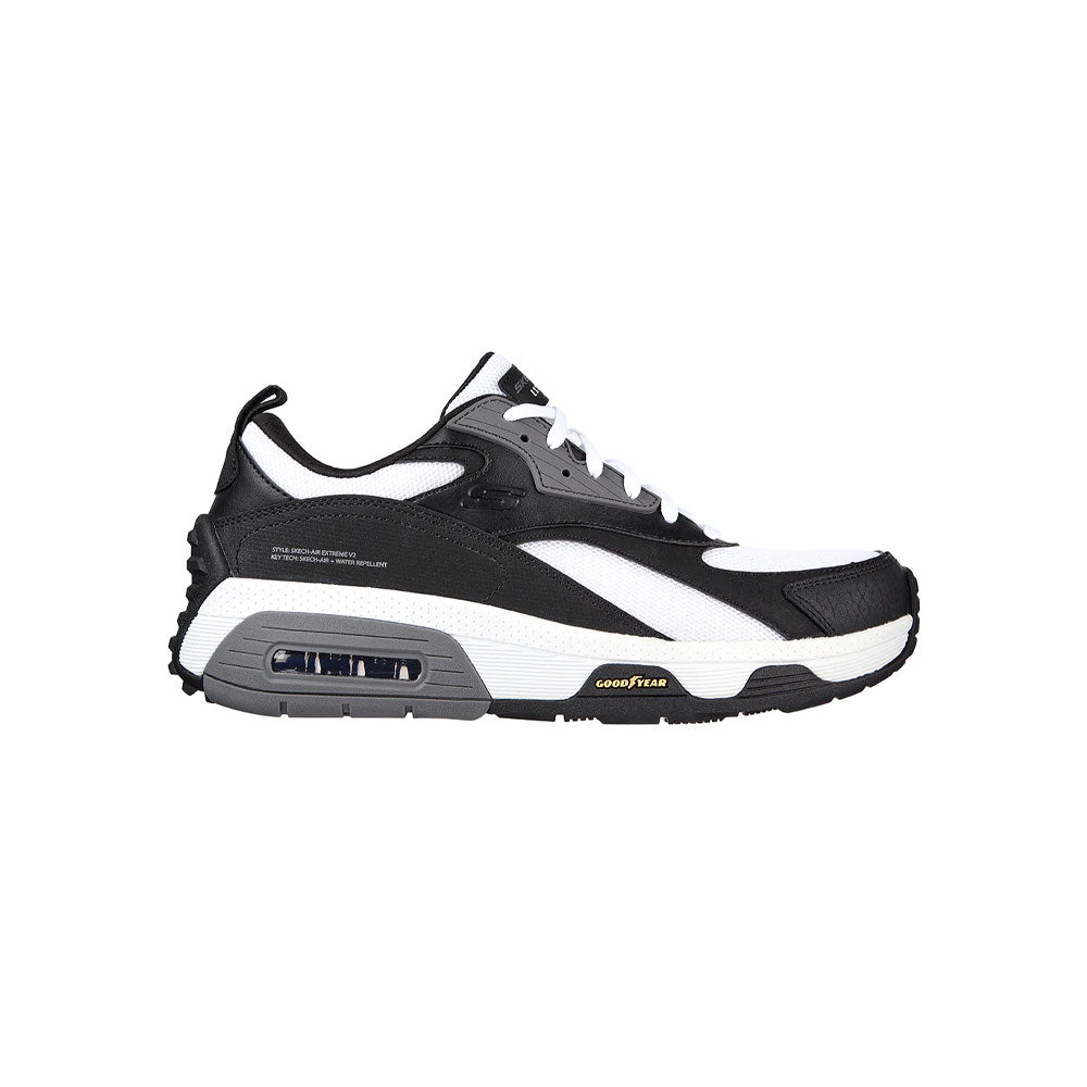 Tenis Hombre Skechers Air Extreme V2 Negro Blanco– Allten