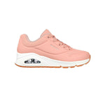 Tenis Mujer Skechers Uno - Rosado-Blanco