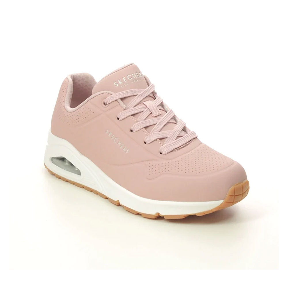 Tenis Mujer Skechers Uno - Rosado-Blanco