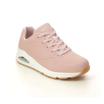 Tenis Mujer Skechers Uno - Rosado-Blanco