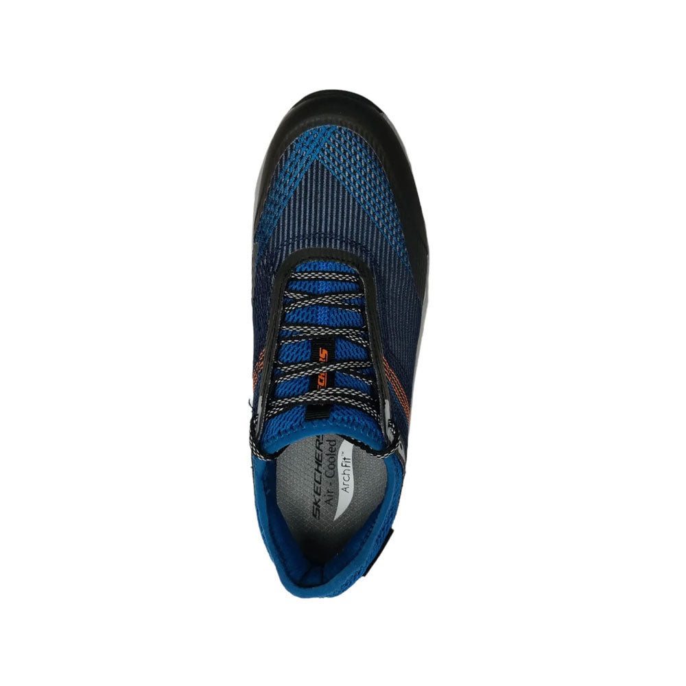 Tenis Hombre Skechers Arch Fit Dawson Mahone - Azul-Negro