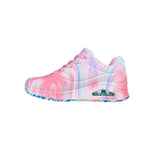 Tenis Mujer Skechers Uno Like Water - Rosado