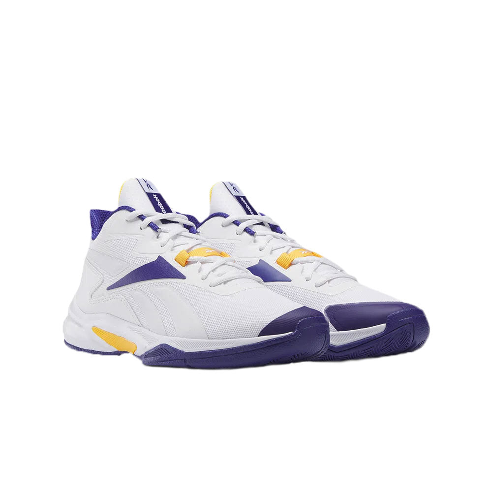 Tenis Hombre Reebok More Buckets - Blanco-Multicolor