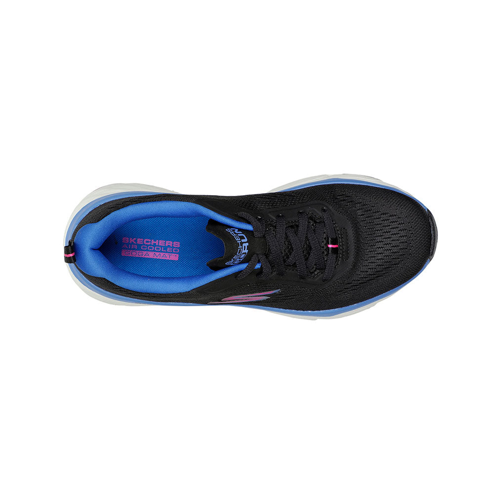 Tenis Mujer Skechers Max Coushing - Negro-Azul
