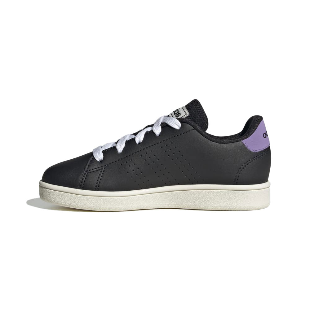 Tenis Niña Adidas Advantage - Negro-Morado