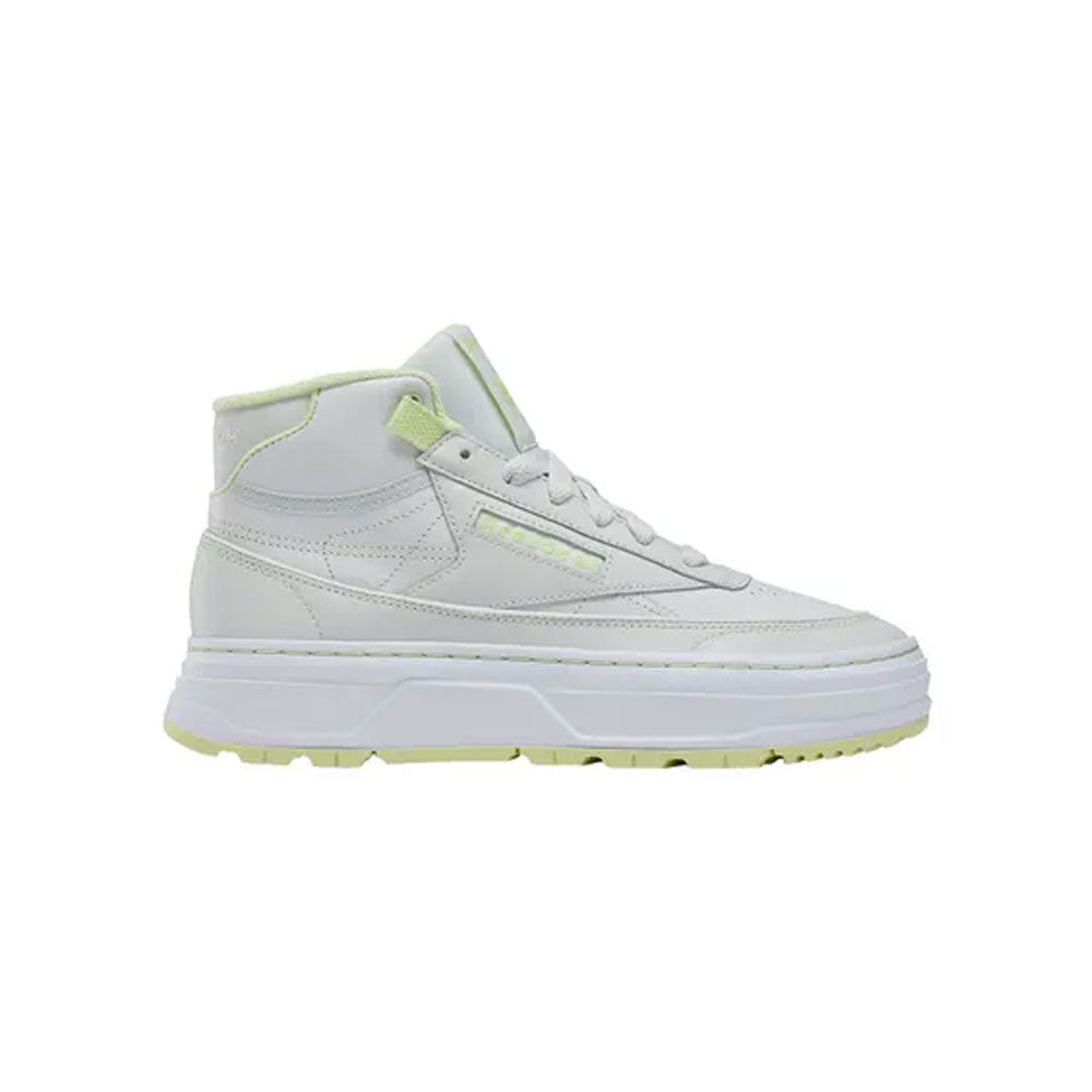 Tenis Mujer Reebok Club C Geo Mid - Blanco - Amarillo
