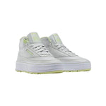 Tenis Mujer Reebok Club C Geo Mid - Blanco - Amarillo