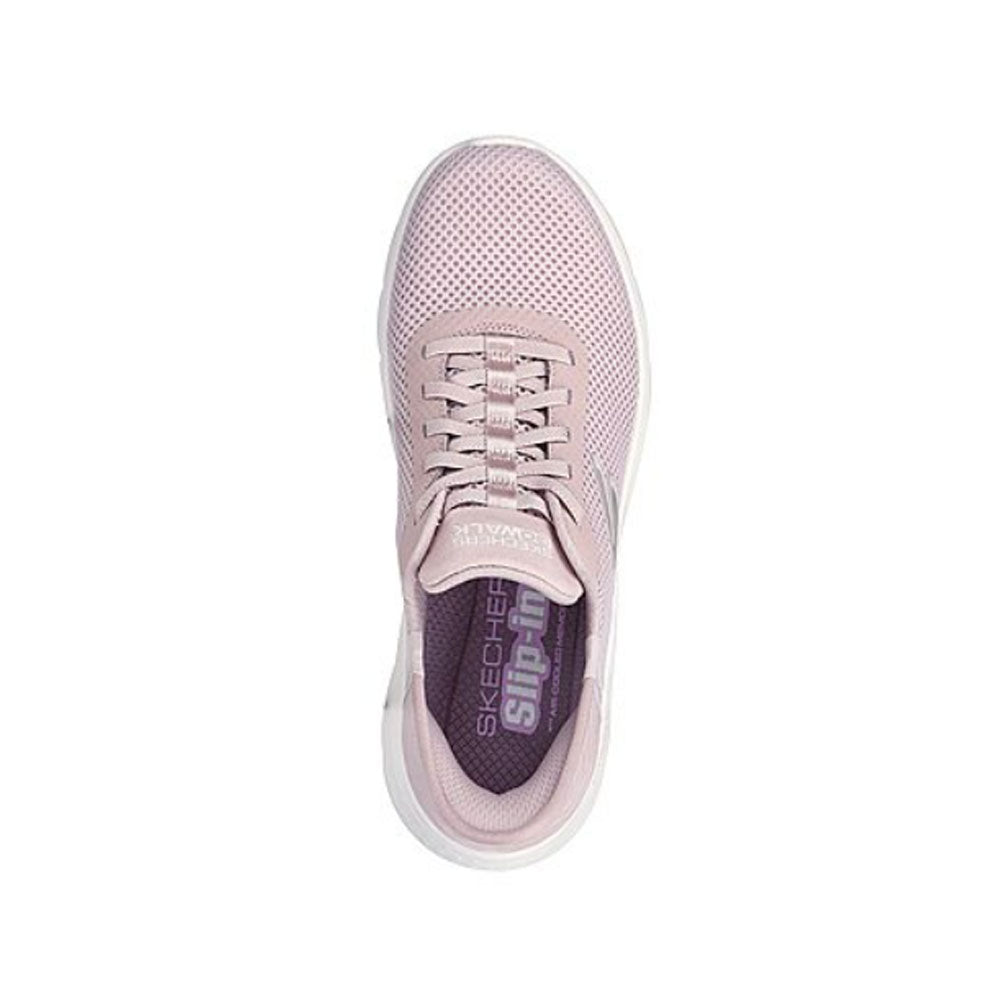 Tenis Mujer Skechers Slip Ins Go Walk Flex - Rosado-Blanco