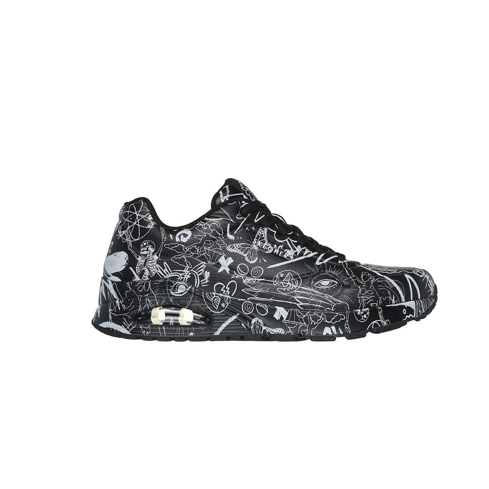 Tenis Hombre Skechers Uno Vexx - Negro