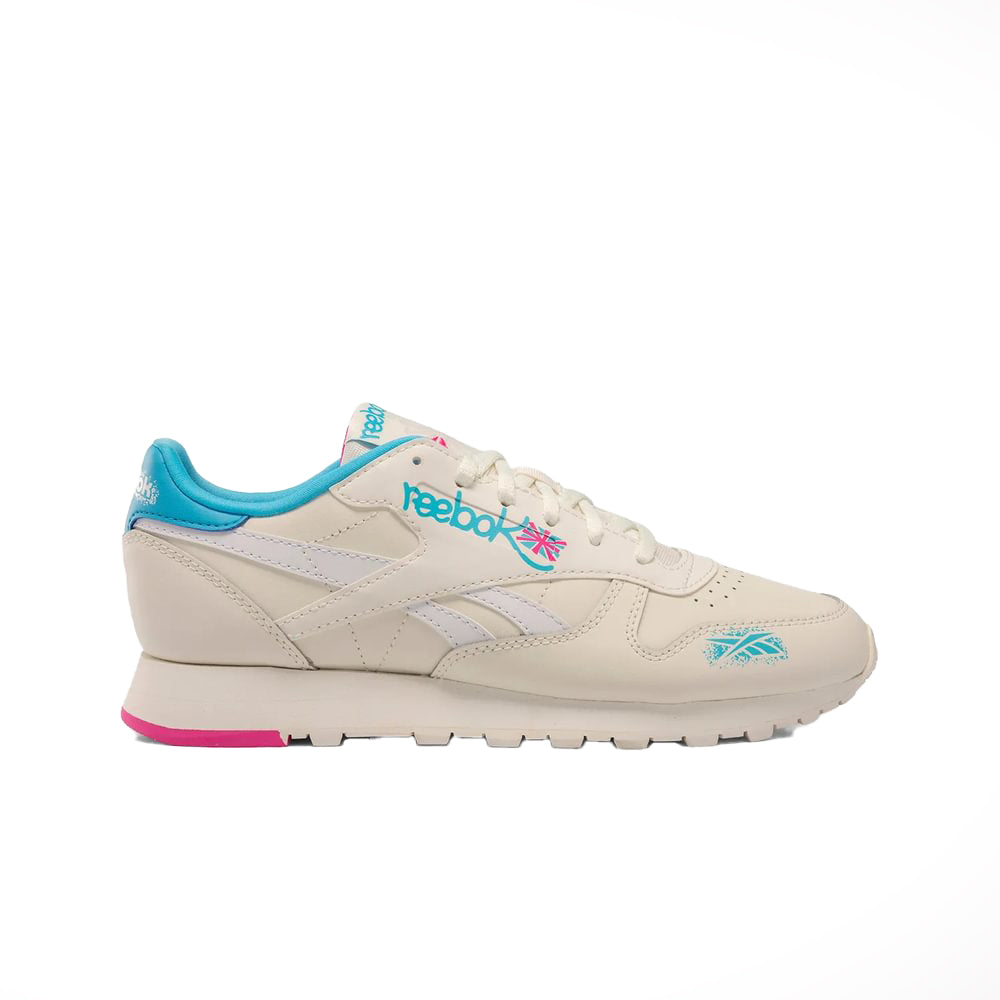 Tenis Mujer Reebok Clasics Leather - Blanco-Multicolor