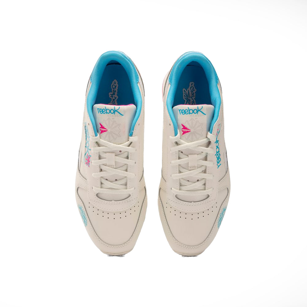Tenis Mujer Reebok Clasics Leather - Blanco-Multicolor