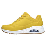 Tenis Skechers Mujer Uno Stand On Air - Amarillo - Blanco