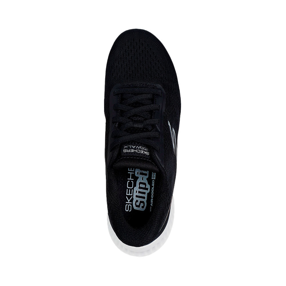 Tenis Skechers Mujer Go Walk Now - Negro - Blanco