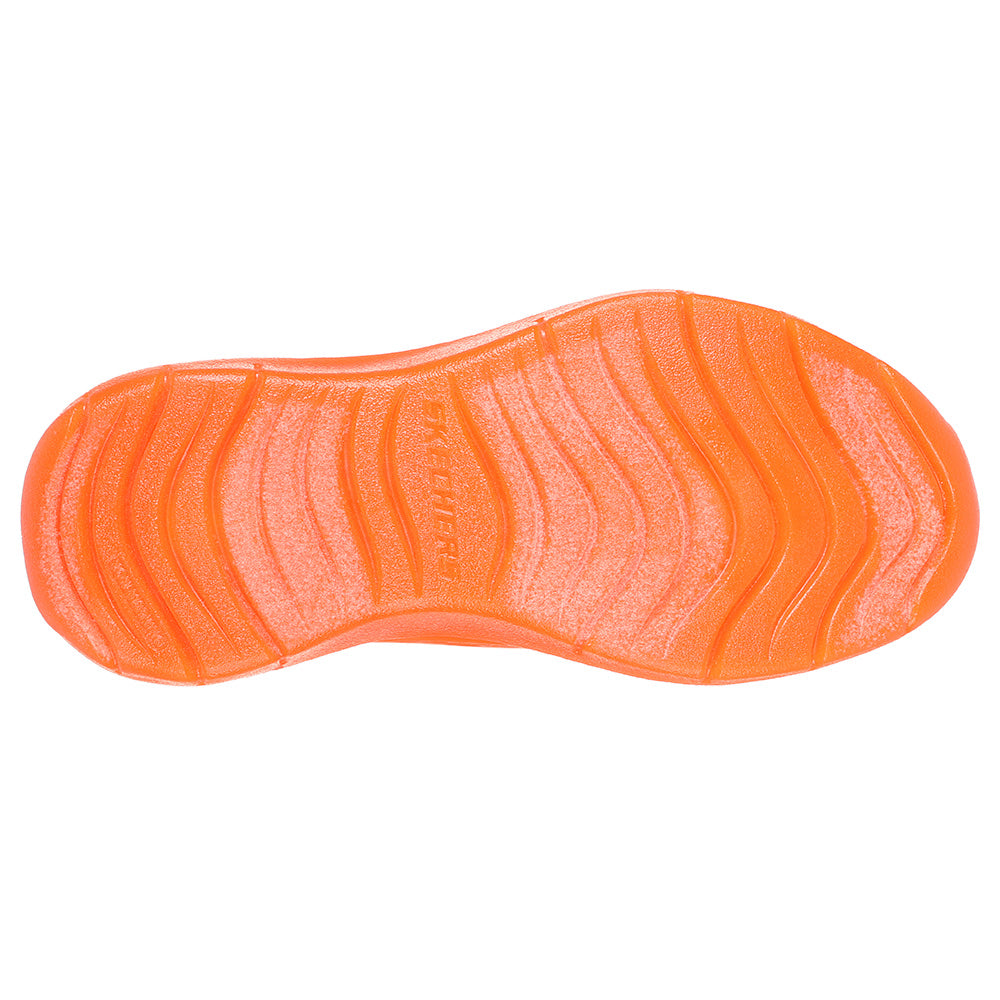 Tenis Niño Junior Skechers Fast Ice - Naranja
