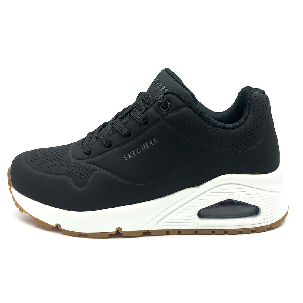 Tenis Mujer Skechers Uno Stand On Air - Negro
