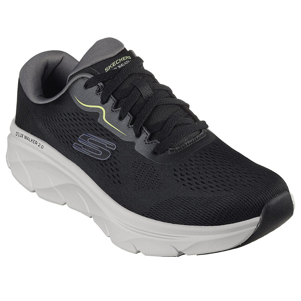 Tenis Hombre Skechers D lux Walker - Negro