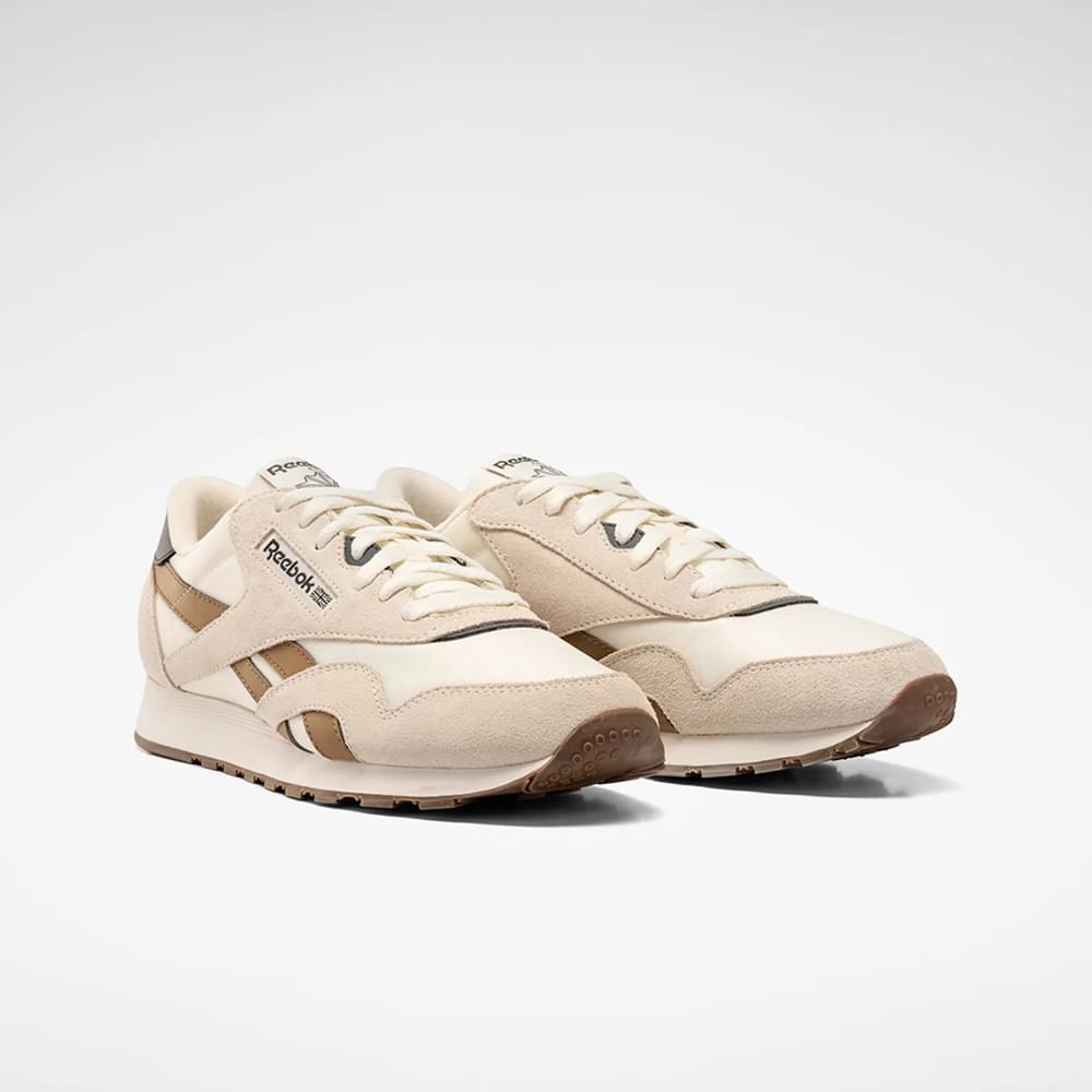 Tenis Reebok Hombre Classic Nylon - Beige