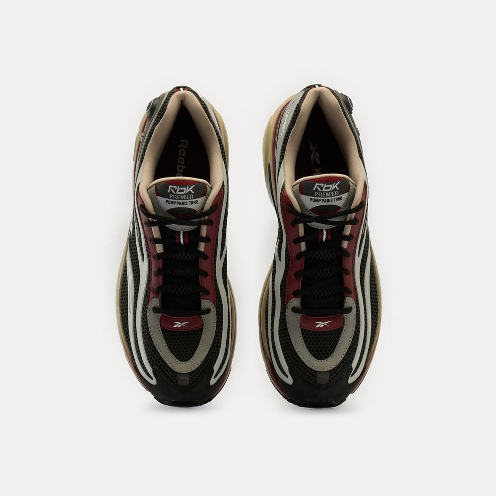 Tenis Hombre Reebok Classics Rbk Premier Pump – Gris-Rojo