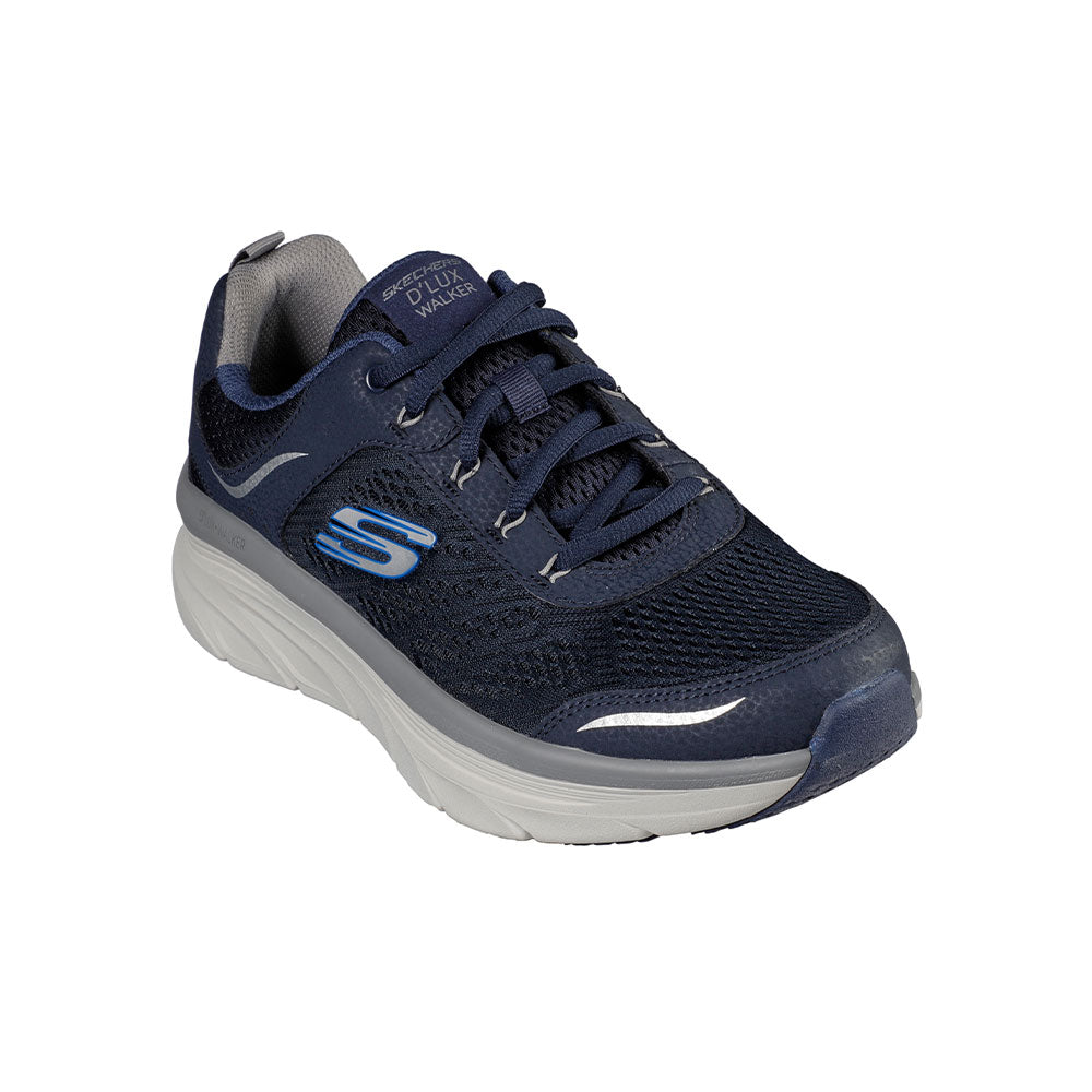 Tenis Hombre Skechers Dlux Walker - Azul