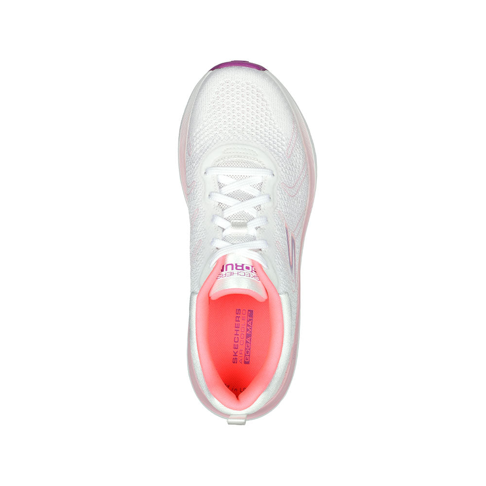 Tenis Mujer Skechers Max Cushion Delta - Blanco-Rosado