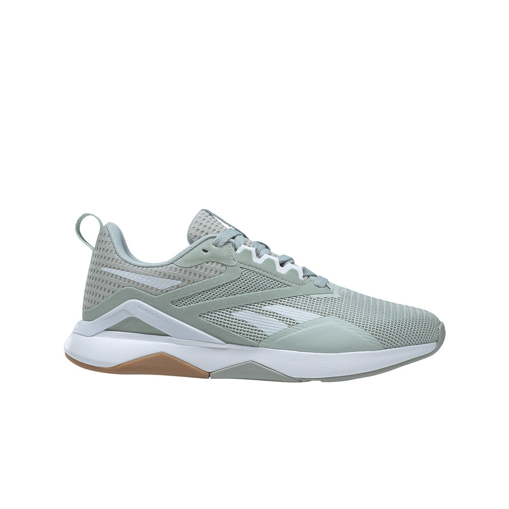 Tenis Mujer Reebok Nanoflex TR 2.0 - Verde-Blanco