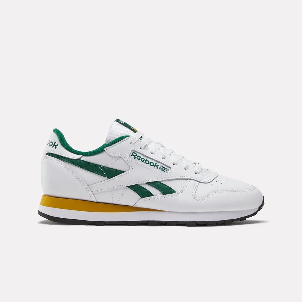 Tenis Hombre Reebok Classic Leather - Blanco-Multicolor