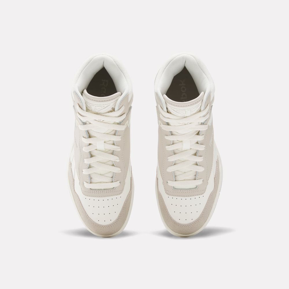 Tenis Mujer Reebok Classics Bb 4000 Li Mid - Blanco-Gris