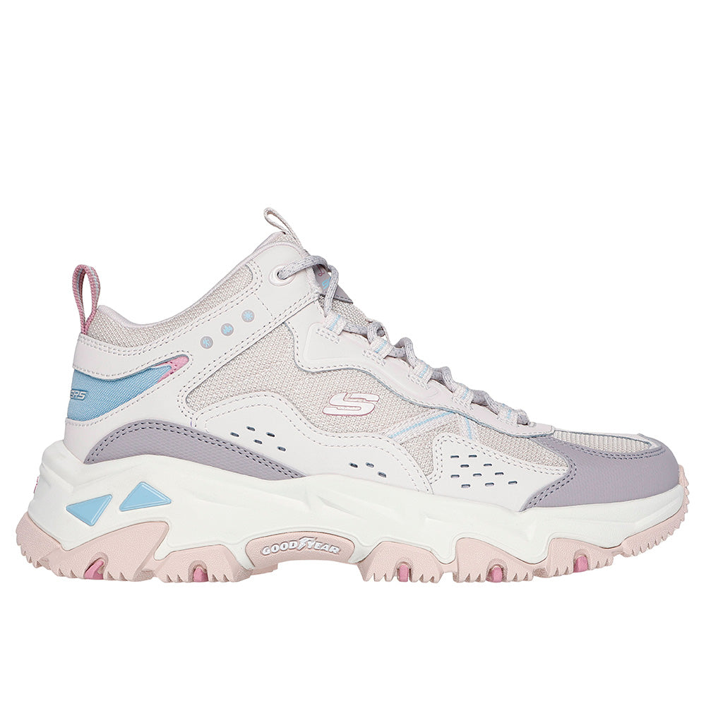 Tenis Skechers Mujer Dlites Hiker - Rosado