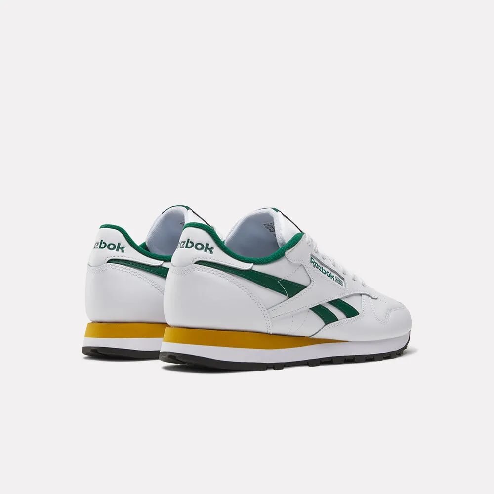 Tenis Hombre Reebok Classic Leather - Blanco-Multicolor