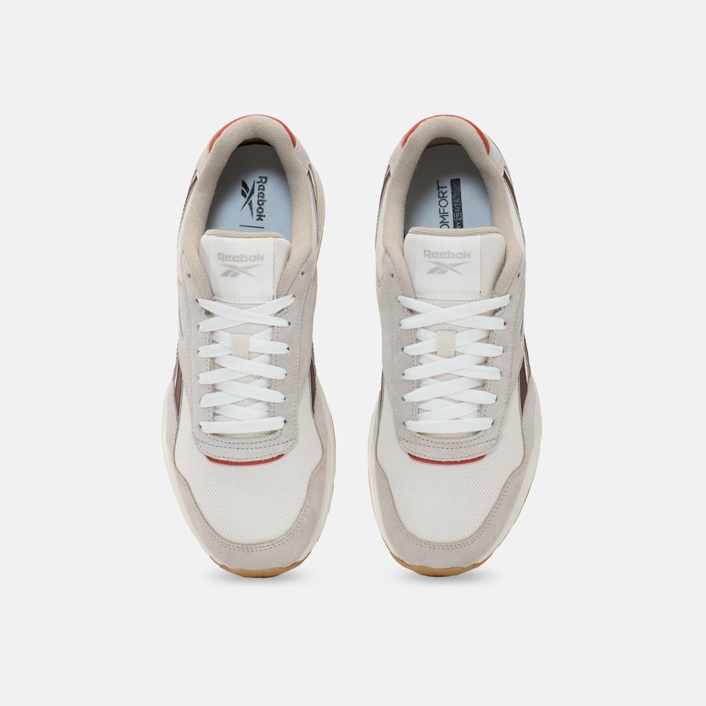 Tenis Reebok Hombre Gl1100 - Blanco - Gris