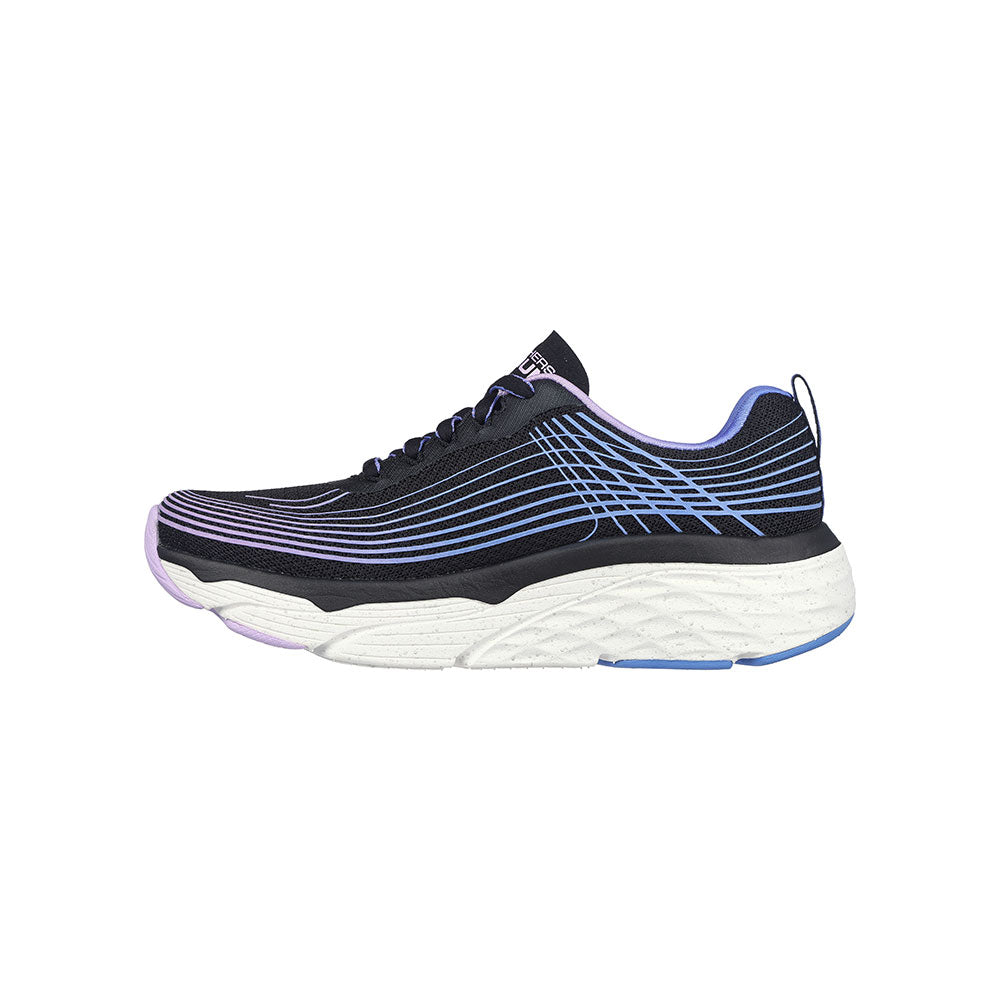 Tenis Mujer Skechers Max Cushioning Elite - Negro - Morado