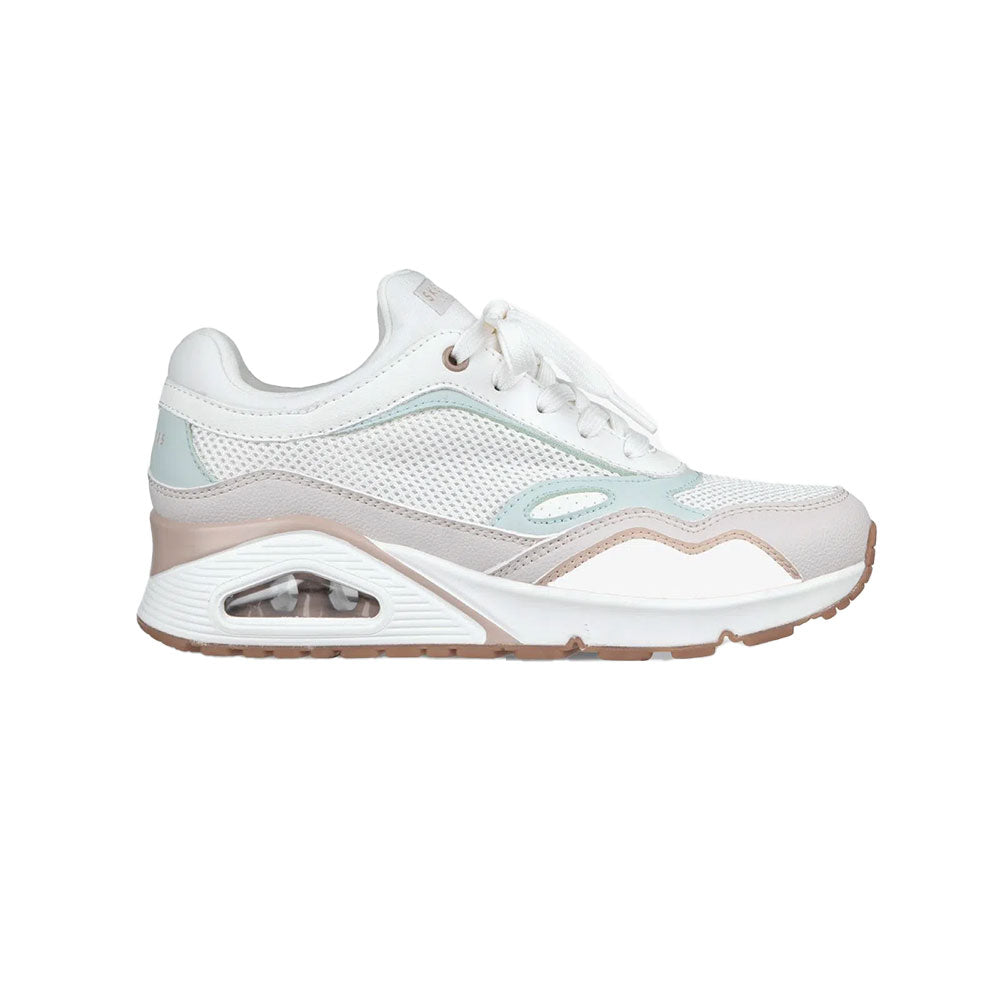 Tenis Mujer Skechers Uno Profile - Blanco