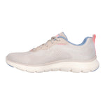 Tenis Skechers MujerFlex Appeal 5.0- Biege - Blanco