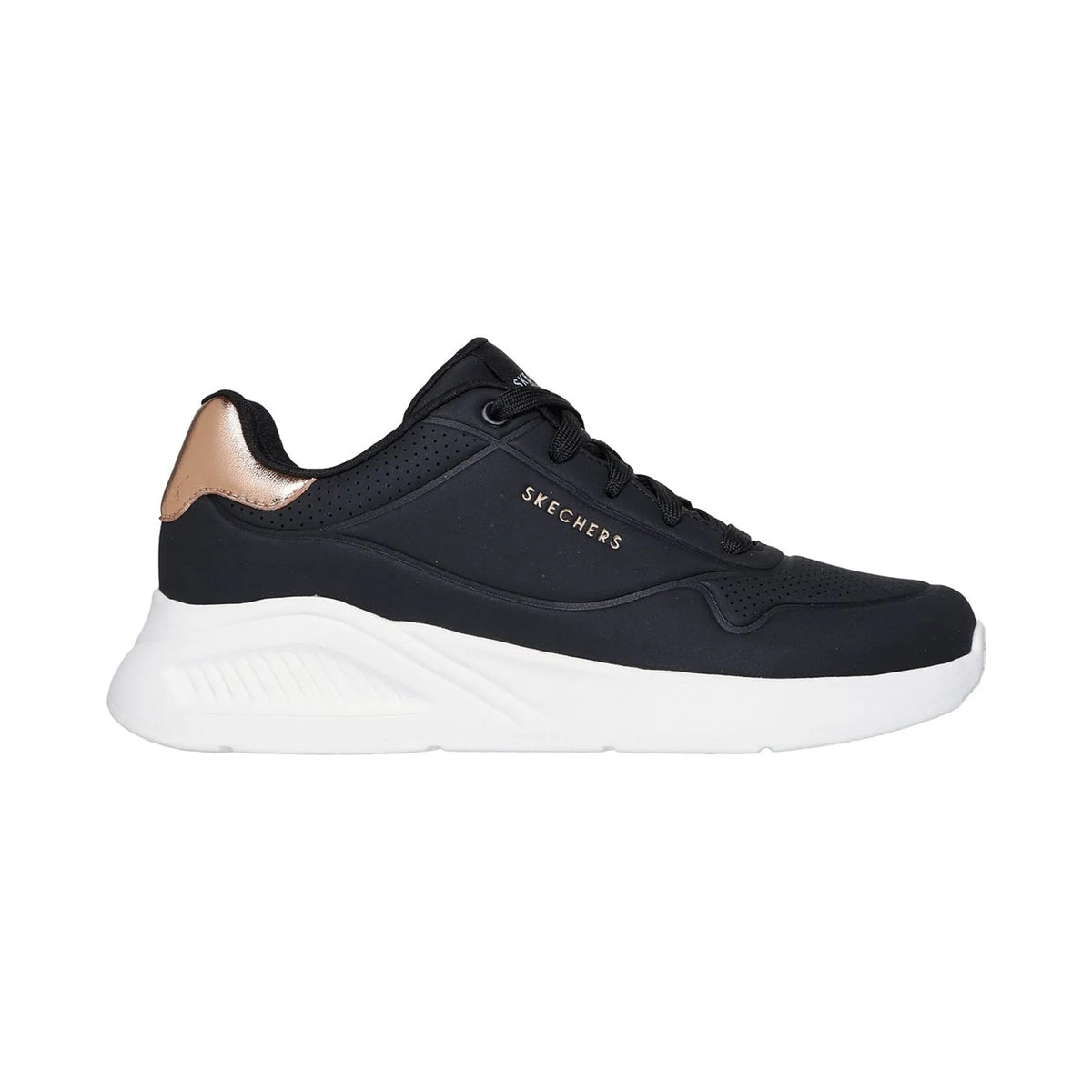 Tenis Skechers Mujer Uno lite - Negro