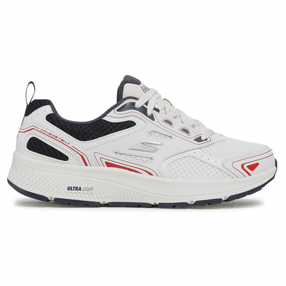 Tenis Hombre Skechers GOrun Consistent - Vestige - Blanco - Azul