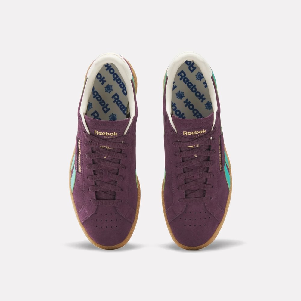 Tenis Hombre Reebok Classics Club C Grounds Uk -Morado-Azul