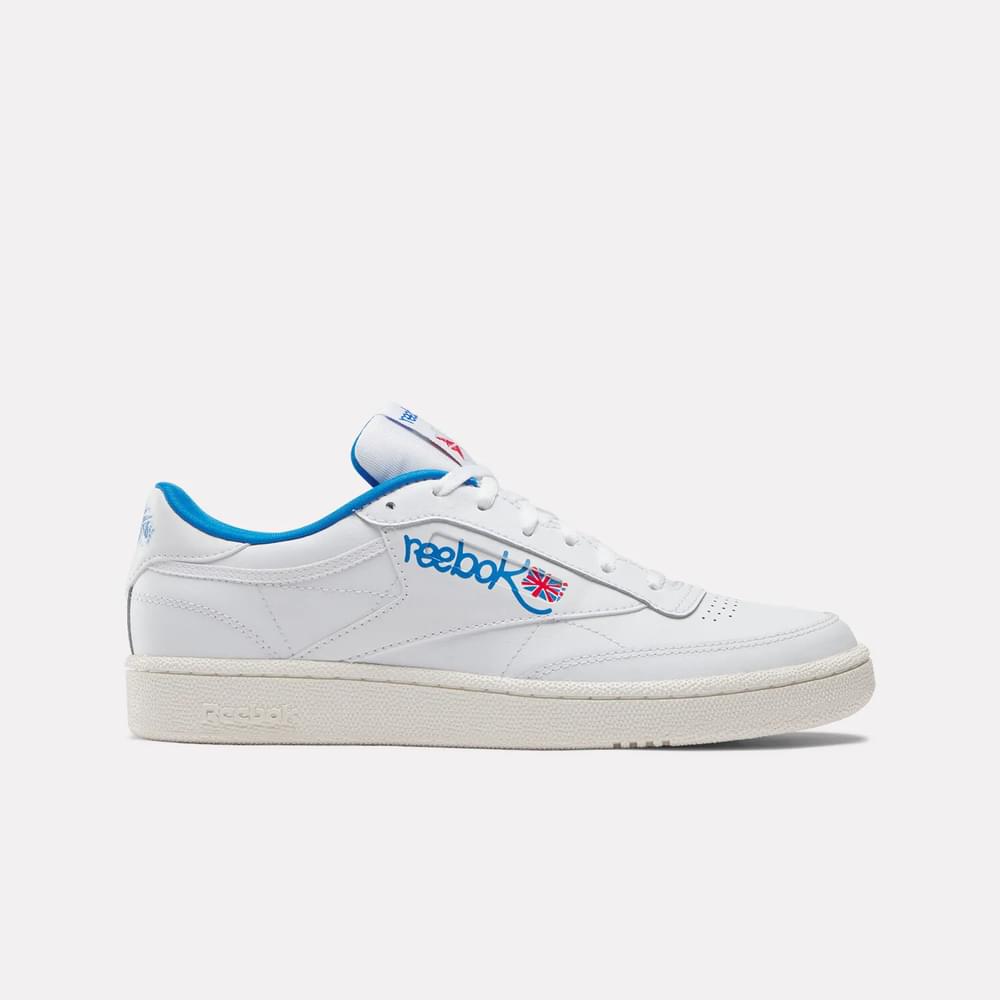 Tenis Hombre Reebok Club C 85 - Blanc0-Azul