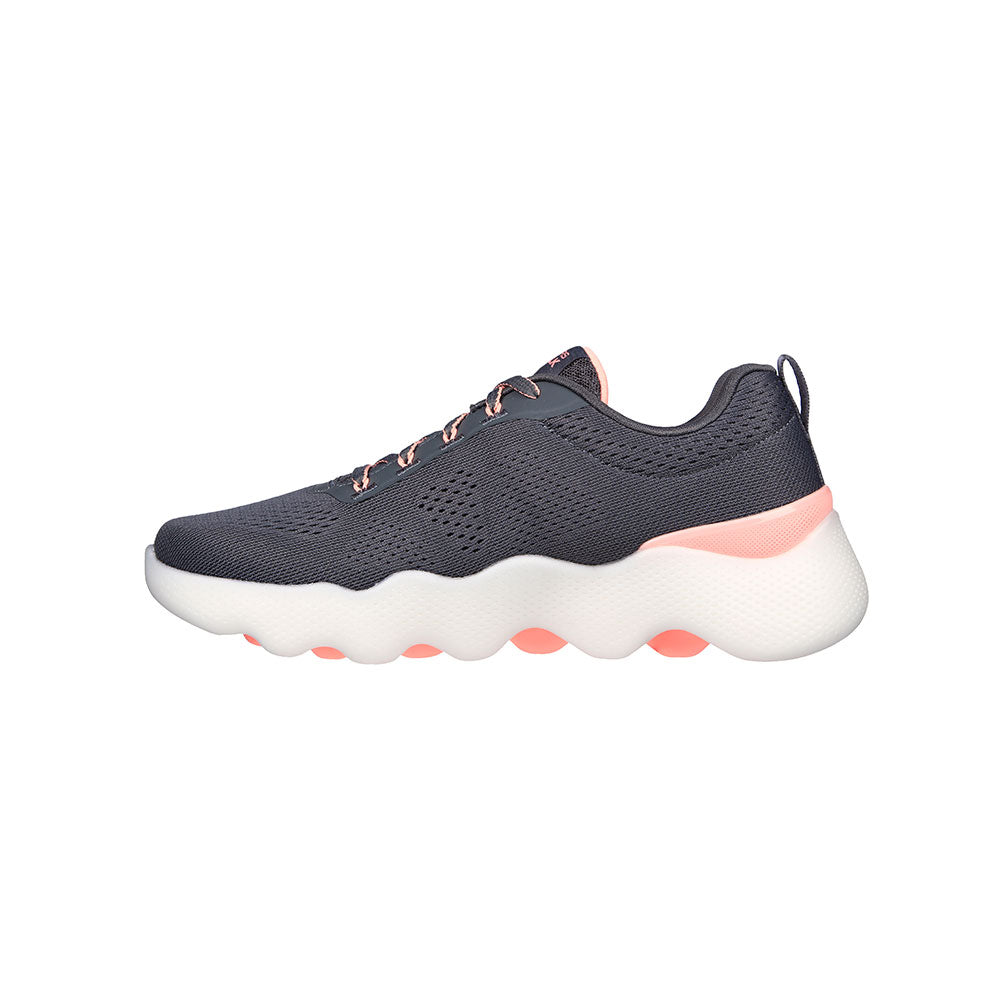 Tenis Mujer Skechers Go Walk - Gris-Rosado