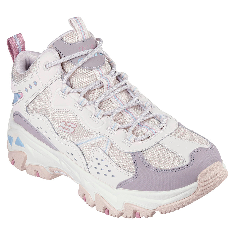 Tenis Skechers Mujer Dlites Hiker - Rosado