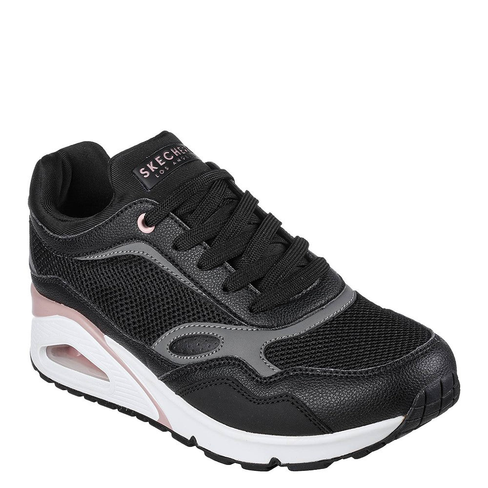 Tenis Mujer Skechers Uno Hell Hints - Negro-Blanco